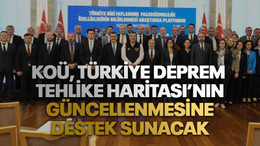 KOÜ, Türkiye Deprem Tehlike Haritası’nın güncellenmesine destek sunacak